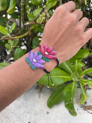 Pulsera Flor de Loto Artesanía Mexicana