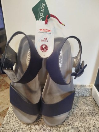Sandalias MBT Mujer Talla 37 Azul