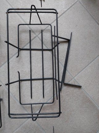 Set 4 balconiere metallo regolabili