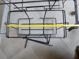 Set 4 balconiere metallo regolabili