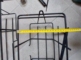 Set 4 balconiere metallo regolabili