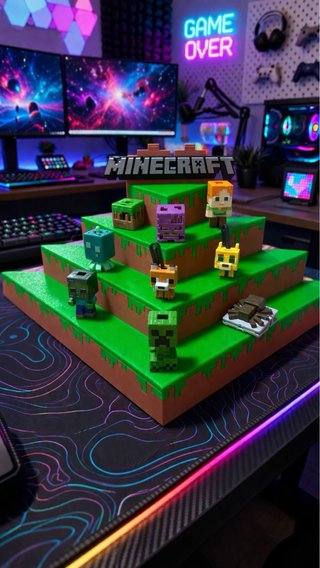 Expositor Minecraft Figuras