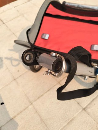 Remolque/Cochecito de Bici 2 Plazas Plegable