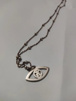 Collar Tous Ojo Oso Plata
