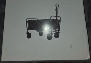 Carro plegable negro nuevo