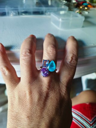 Anillo tricolor nuevo a estrenar