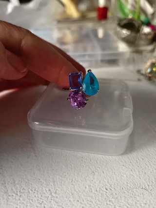 Anillo tricolor nuevo a estrenar