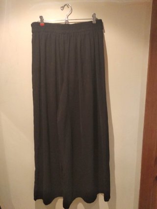 Pantalón Ligero Negro Pata Extra Ancha