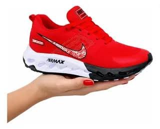 Zapatillas Nike Air Max Rojas y Blancas