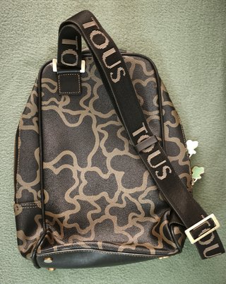 Bolso Bandolera TOUS Camuflaje Negro/marrón