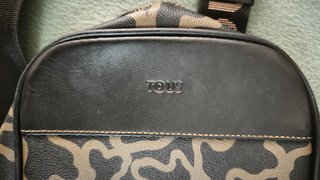 Bolso Bandolera TOUS Camuflaje Negro/marrón