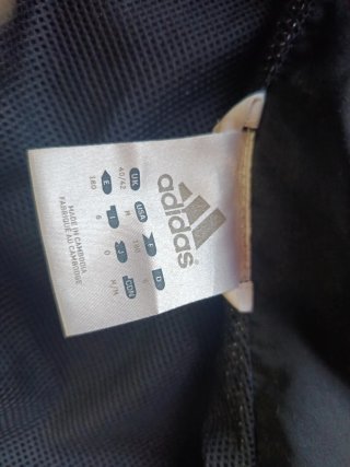 Chaqueta Adidas chándal azul y blanco