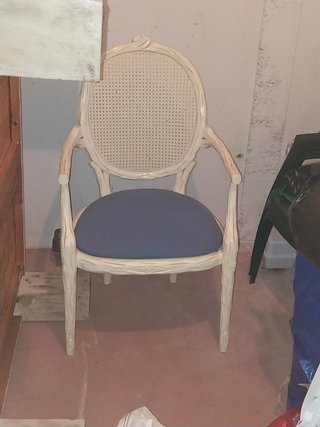 Sillón restaurado estilo Luis XV