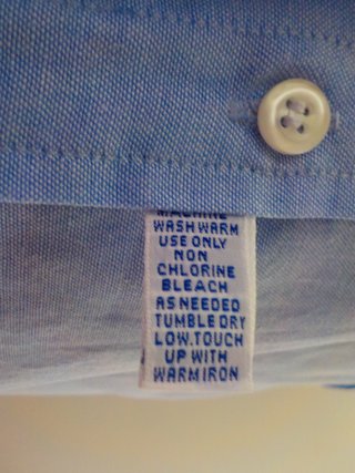Camisa Polo Ralph Lauren Oxford Manga Corta Azul
