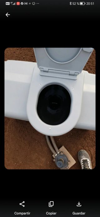 WC Químico Portátil para Jardín/Furgoneta