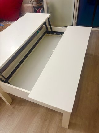 Mesa de centro comedor blanca