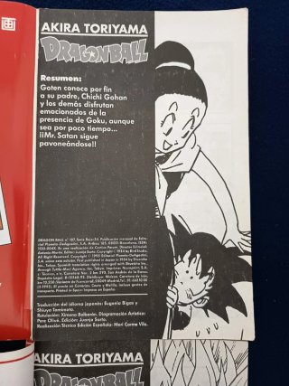 Comics Dragón Ball 1990 serie Roja coleccion