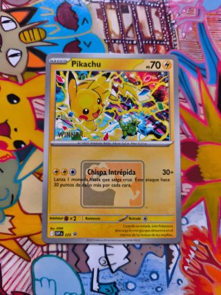 Pikachu STAMP WINNER 225 Pokémon Carta