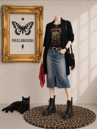 Chaqueta punto Mango Basics negra