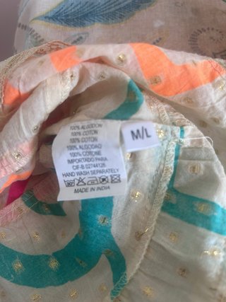 Abito fantasia Siya con inserti dorati