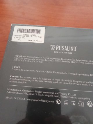 Kit Esmalte Gel ROSALIND UV/LED 10uds