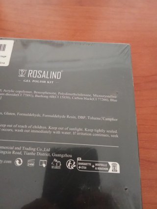 Kit Esmalte Gel ROSALIND UV/LED 10uds