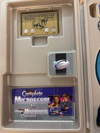 Microscopio Infantil Metálico Azul