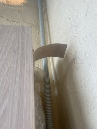Puertas madera color crema (2 unidades)