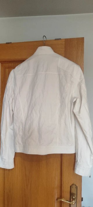 Cazadora Versace Hombre Beige/Blanco