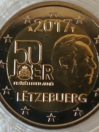 Moneda Luxemburgo 2017 2 Euro