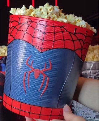 Secchiello Spiderman brand new day per popcorn
