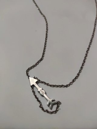 Collar Tous Flecha Corazón Plata