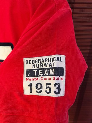 Polo Vintage Geographical Norway rojo - Talla L