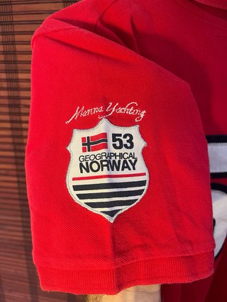 Polo Vintage Geographical Norway rojo - Talla L