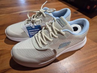 Zapatillas Skechers Mujer Talla 39 Beige/Azul
