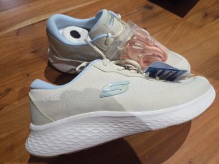 Zapatillas Skechers Mujer Talla 39 Beige/Azul