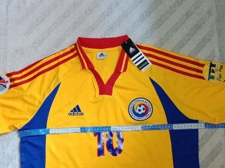Camiseta Rumanía Hagi 10 Retro XL