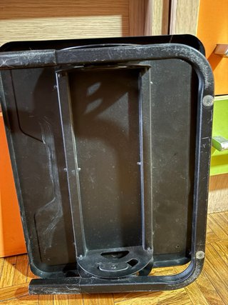 Reposapiés de oficina negro