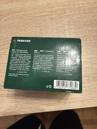 Tornillos aglomerado Parkside 5x60mm 150 uds