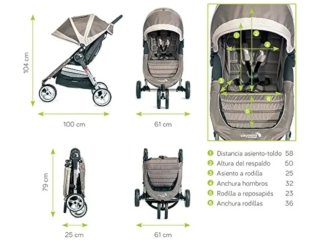 Carro Baby Jogger City Mini 4 Denim