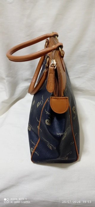 Bolso Pierre Cardin Negro y Marrón