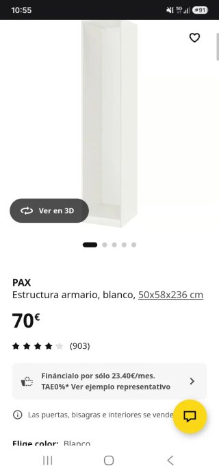 Armario Blanco Ikea.Zapatero.