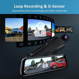 Cámara Espejo Retrovisor Dash Cam