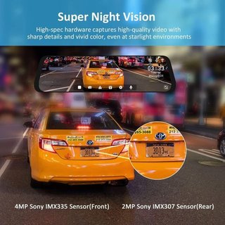 Cámara Espejo Retrovisor Dash Cam