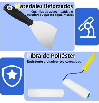 Kit nivelador Rodillo Púas Epoxi o cemento