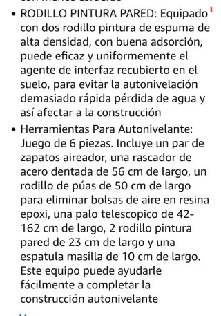 Kit nivelador Rodillo Púas Epoxi o cemento