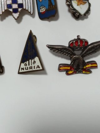 Lote insignias antiguas coleccionismo