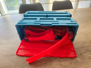 Caja Pistas Hot Wheels Track Builder Acrobacias
