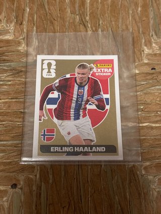 Cromos Panini Haaland Extra Sticker Oro