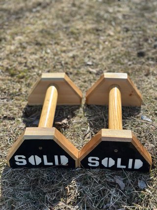 Paralelas Calistenia SOLID Madera